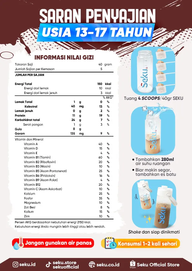 A6-PENYAJIAN LOWSUGARCOKLAT 13-17 40g