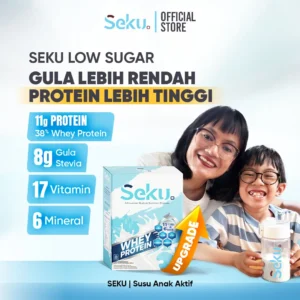 SEKU @Low Sugar Original - Whey Protein Anak & Remaja 4-17 Tahun